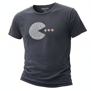 Brooklyn Industries Star Wars Death Star Pac Man Graphic Tee T Shirt Mens Large